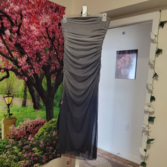 Zara Mesh Tube MAXI dress - Picture 2 of 3